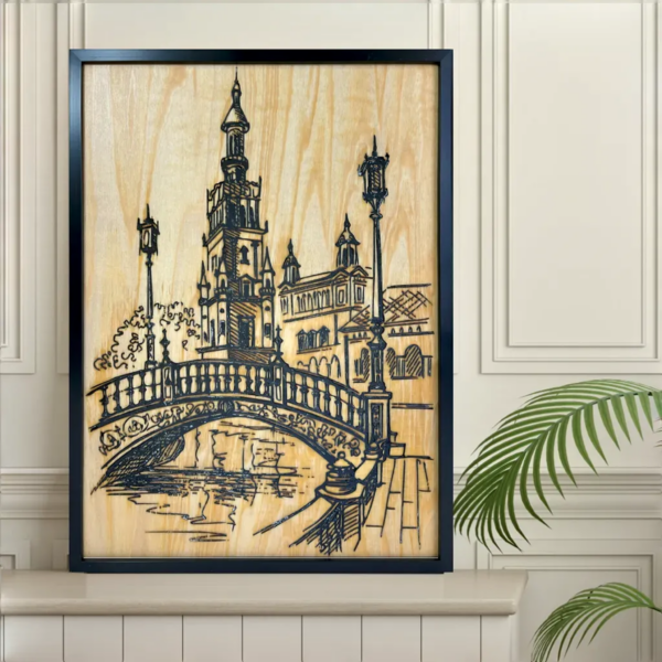 Laser Engraved Wall Art